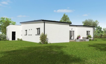 Terrain + Maison neuve de 130 m² à Saint-Aubin-du-Cormier