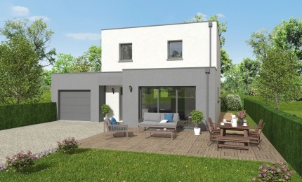 Terrain + Maison neuve de 98 m² à Saint-Georges-de-Chesné