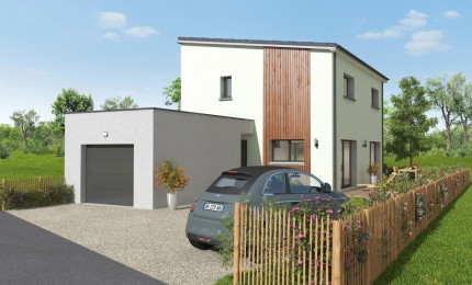 Terrain + Maison neuve de 104 m² à Cardroc