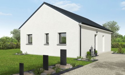 Terrain + Maison neuve de 75 m² à Saint-Aubin-du-Cormier