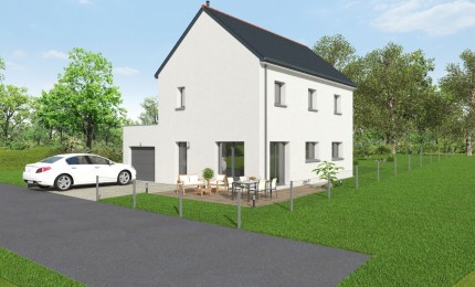 Terrain + Maison neuve de 112 m² à Lanvollon