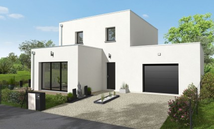 Terrain + Maison neuve de 109 m² à Plouha