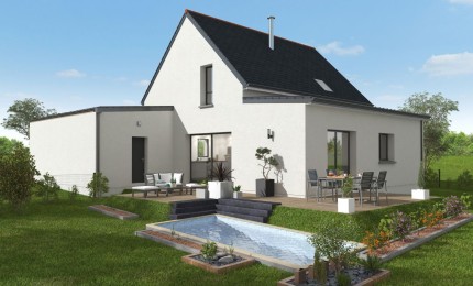 Terrain + Maison neuve de 118 m² à Lamballe