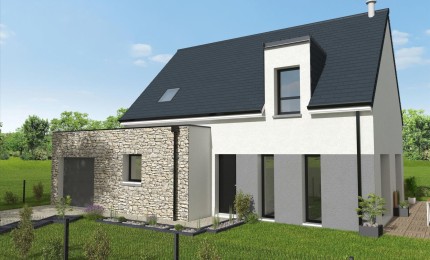 Terrain + Maison neuve de 106 m² à Lantic