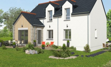 Terrain + Maison neuve de 135 m² à Lantic