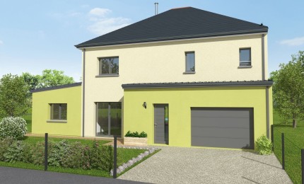 Terrain + Maison neuve de 95 m² à Talensac