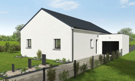 Terrain + Maison neuve de 95 m² à Cardroc