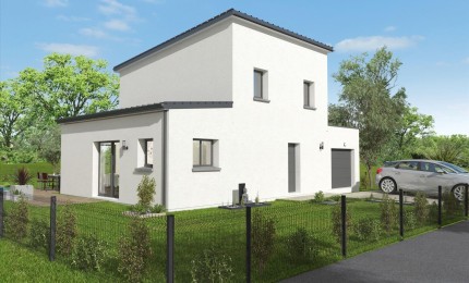 Terrain + Maison neuve de 97 m² à Domloup