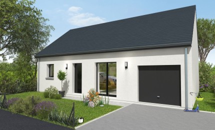 Terrain + Maison neuve de 75 m² à Torcé