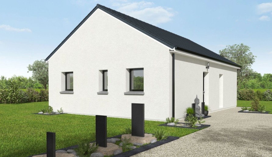 Terrain + Maison neuve de 95 m² à Romagné