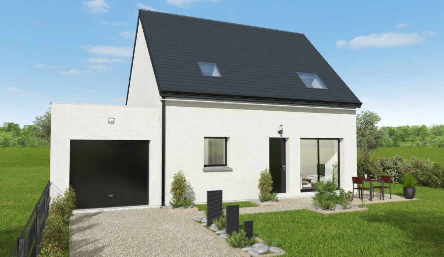 Terrain + Maison neuve de 85 m² à Romagné