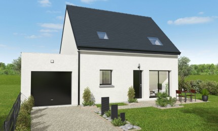 Terrain + Maison neuve de 85 m² à Romagné