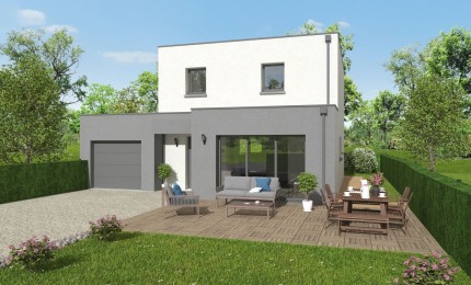 Terrain + Maison neuve de 98 m² à Cintré