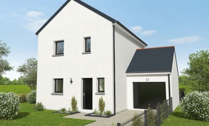 Terrain + Maison neuve de 85 m² à Domagné