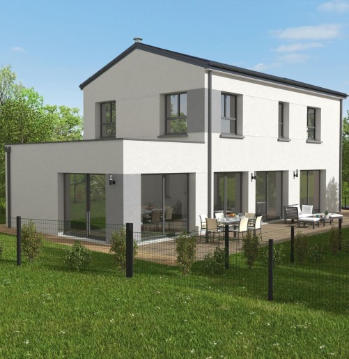 Terrain + Maison neuve de 147 m² à Taden