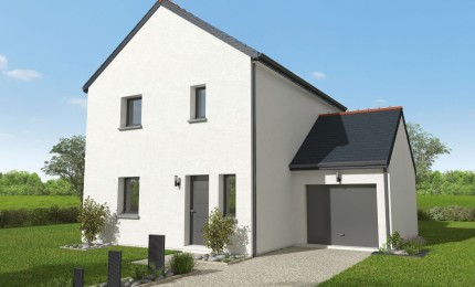 Terrain + Maison neuve de 95 m² à Lassy