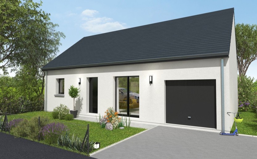 Terrain + Maison neuve de 75 m² à Romagné