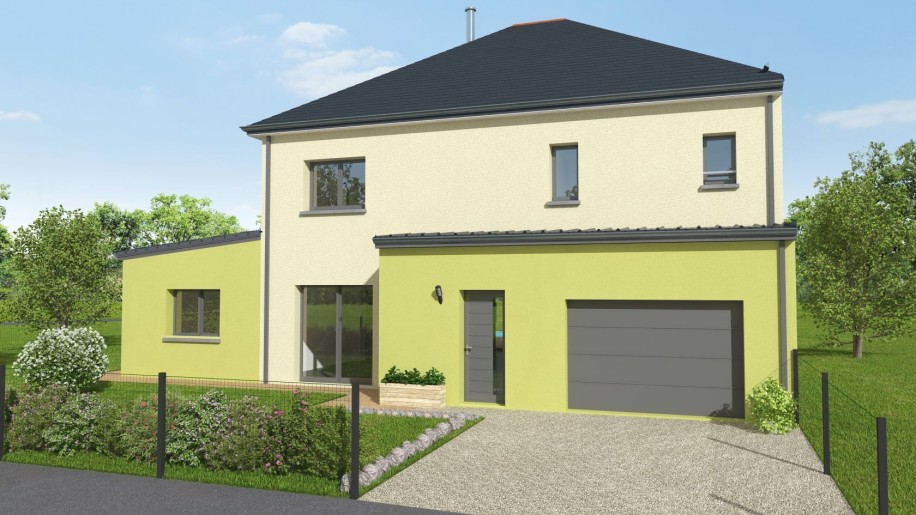 Terrain + Maison neuve de 95 m² à Talensac