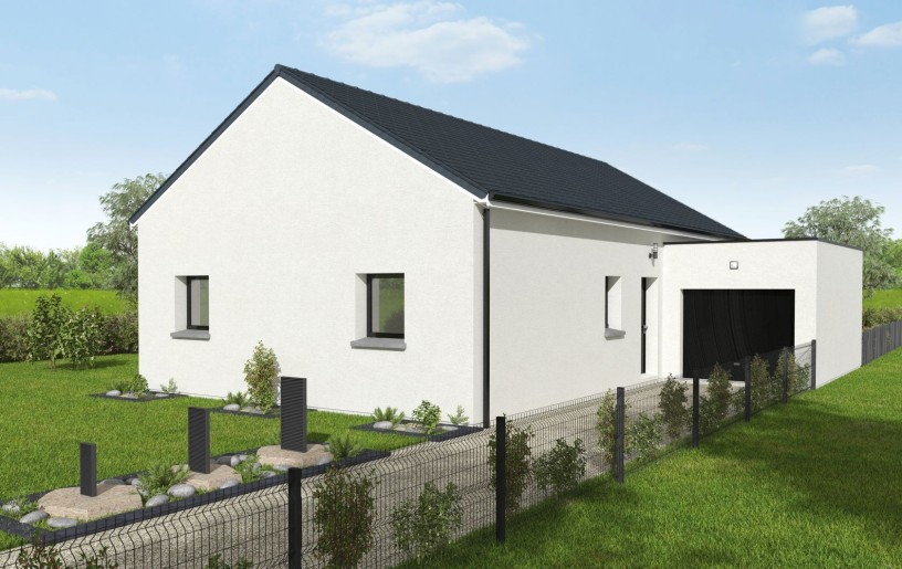 Terrain + Maison neuve de 95 m² à Cardroc