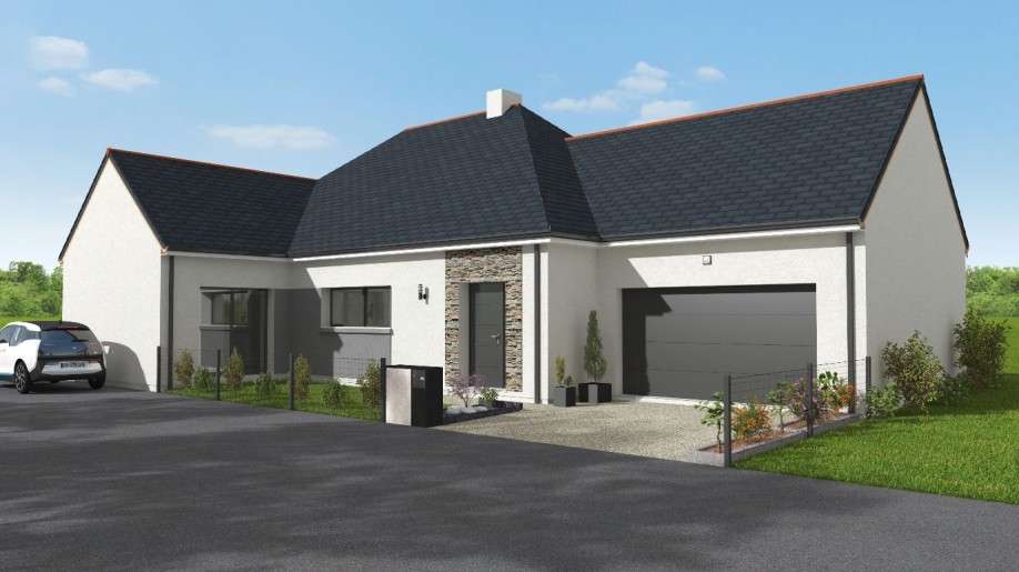 Terrain + Maison neuve de 130 m² à Ploufragan