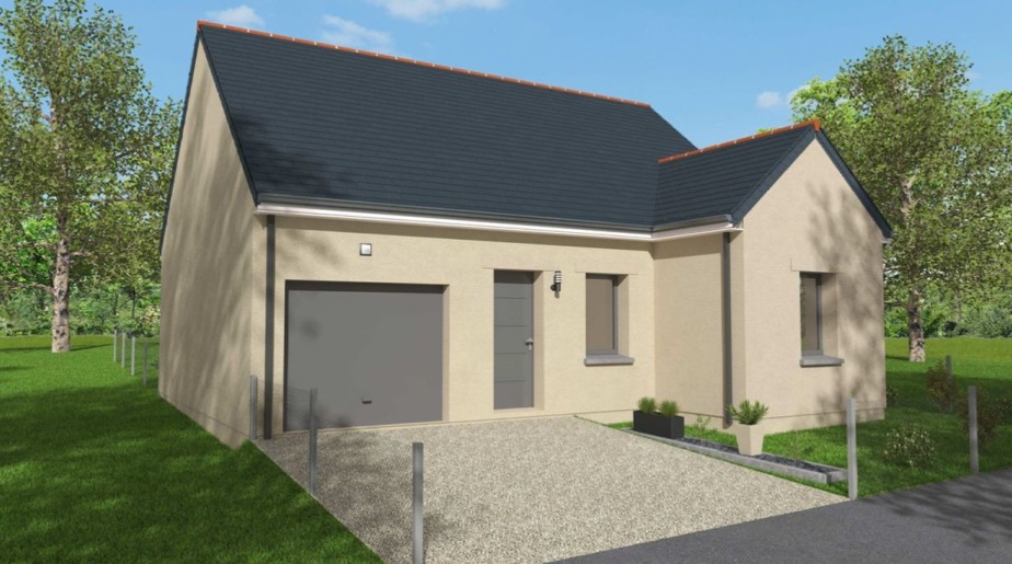 Terrain + Maison neuve de 60 m² à Saint-Samson-sur-Rance