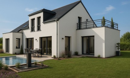 Terrain + Maison neuve de 243 m² à Plélan-le-Petit