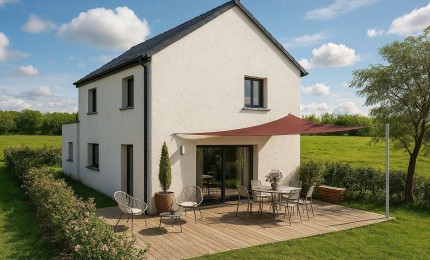 Terrain + Maison neuve de 110 m² à Plélan-le-Petit