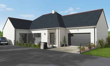Terrain + Maison neuve de 130 m² à Iffendic