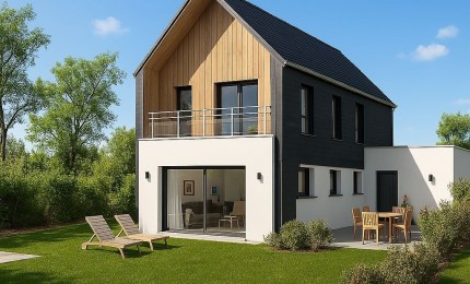 Terrain + Maison neuve de 105 m² à Ercé-près-Liffré