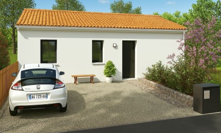 Terrain + Maison neuve de 75 m² à Talensac