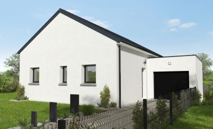 Terrain + Maison neuve de 75 m² à Talensac