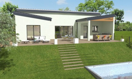 Terrain + Maison neuve de 111 m² à Talensac