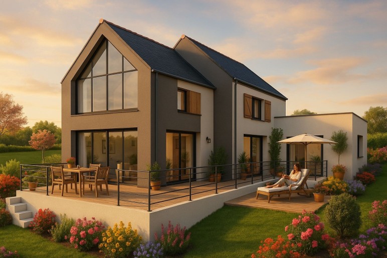 Terrain + Maison neuve de 200 m² à Saint-Malo