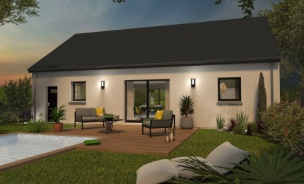 Terrain + Maison neuve de 75 m² à Dinan