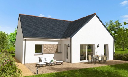 Terrain + Maison neuve de 140 m² à Pleurtuit