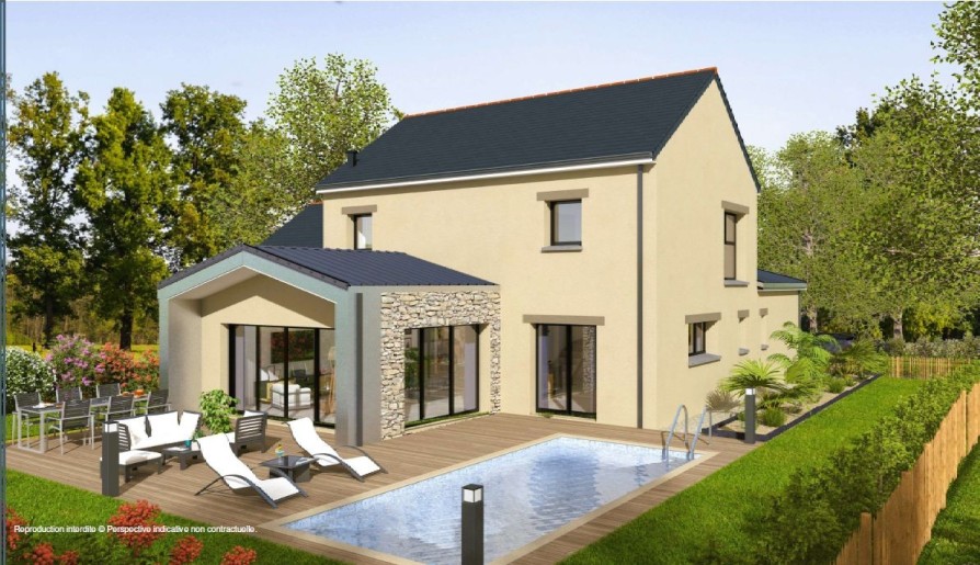 Terrain + Maison neuve de 148 m² à Langrolay-sur-Rance