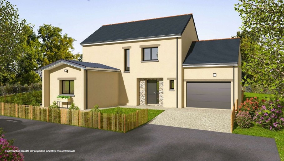 Terrain + Maison neuve de 148 m² à Langrolay-sur-Rance