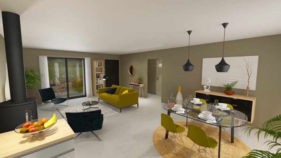 Terrain + Maison neuve de 75 m² à Le Vivier-sur-Mer