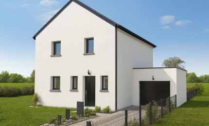 Terrain + Maison neuve de 105 m² à La Ville-ès-Nonais