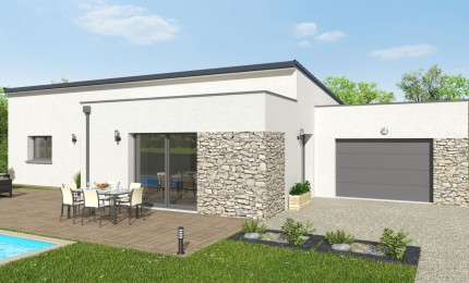 Terrain + Maison neuve de 112 m² à Le Tronchet