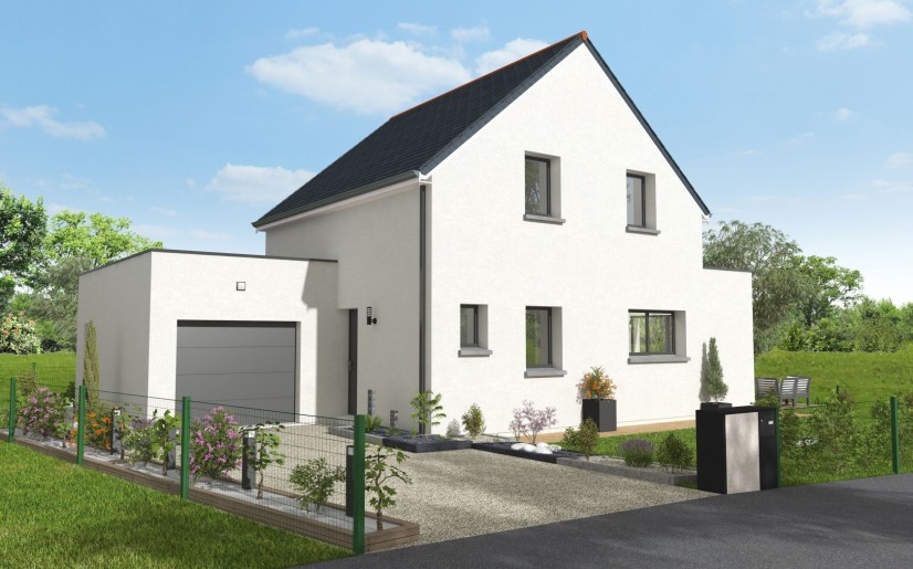 Terrain + Maison neuve de 100&nbsp;m² à Plerguer