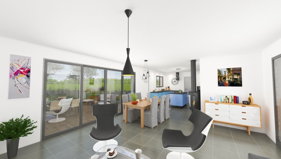 Terrain + Maison neuve de 131&nbsp;m² à Langrolay-sur-Rance