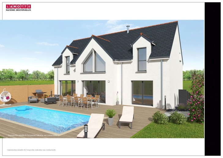 Terrain + Maison neuve de 130&nbsp;m² à Miniac-Morvan