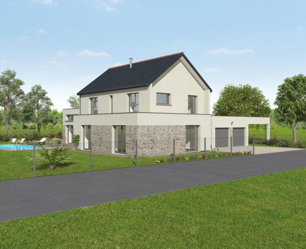 Terrain + Maison neuve de 205&nbsp;m² à Saint-Briac-sur-Mer