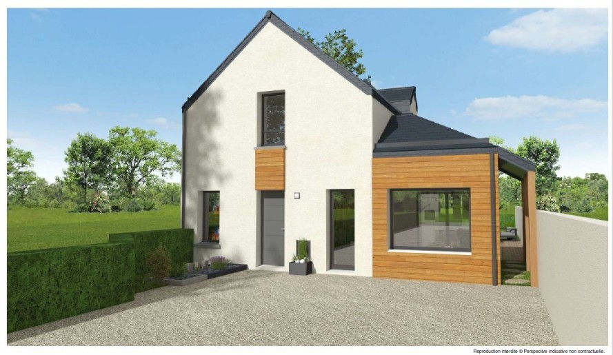 Terrain + Maison neuve de 135&nbsp;m² à Saint-Malo