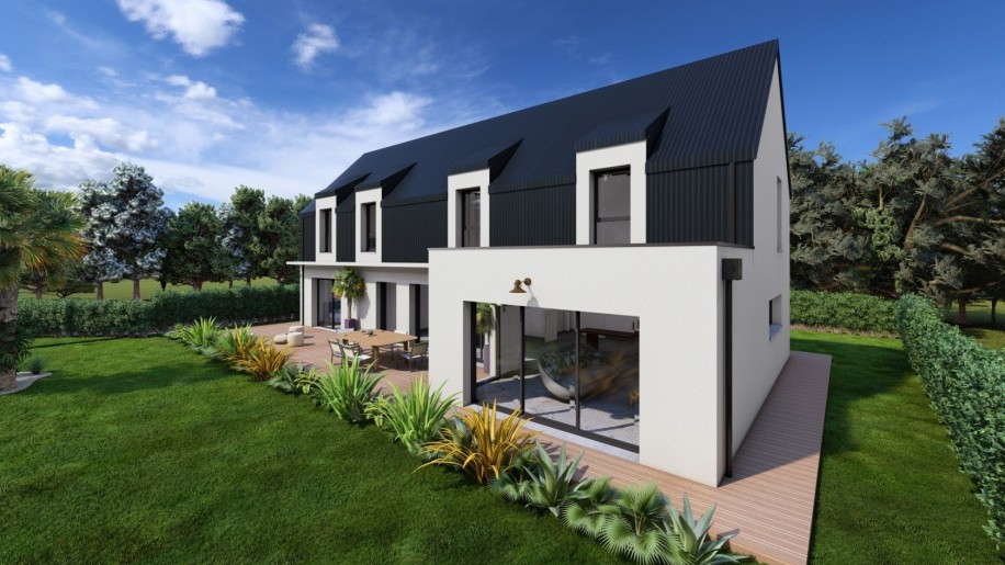 Terrain + Maison neuve de 150&nbsp;m² à Saint-Briac-sur-Mer
