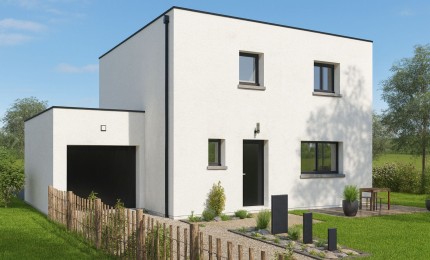 Terrain + Maison neuve de 105&nbsp;m² à Lourmais