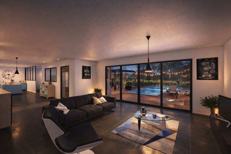 Terrain + Maison neuve de 110&nbsp;m² à Le Minihic-sur-Rance