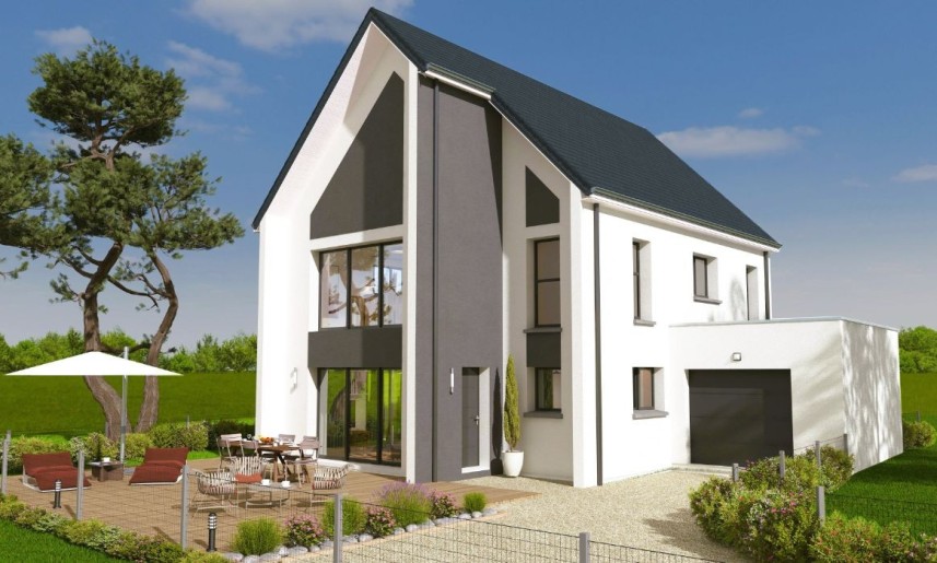Terrain + Maison neuve de 149&nbsp;m² à La Gouesnière