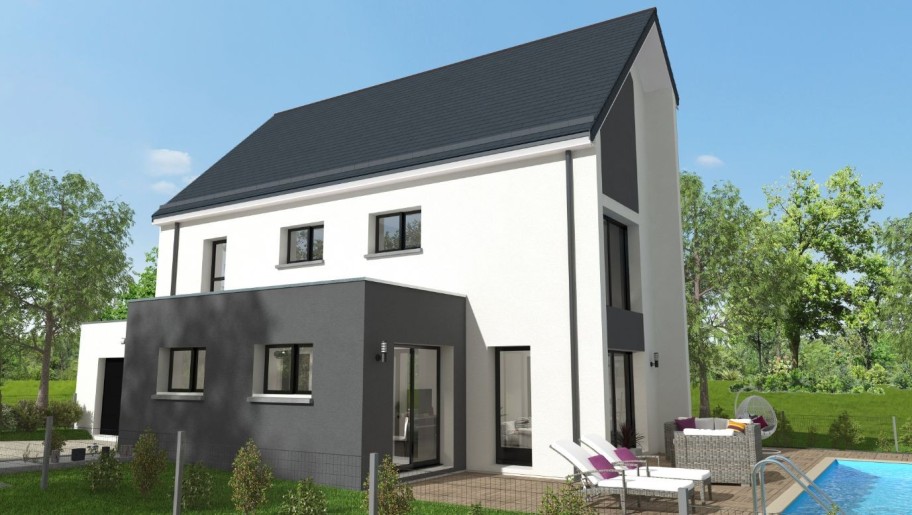 Terrain + Maison neuve de 80&nbsp;m² à Le Hinglé